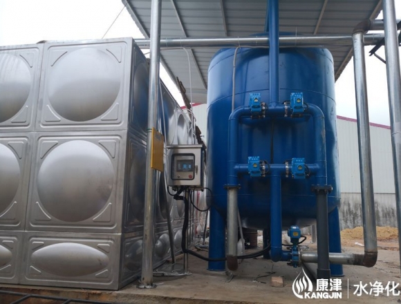 壓力式一體式凈水器，石英砂過濾器 全自動壓力式凈水器